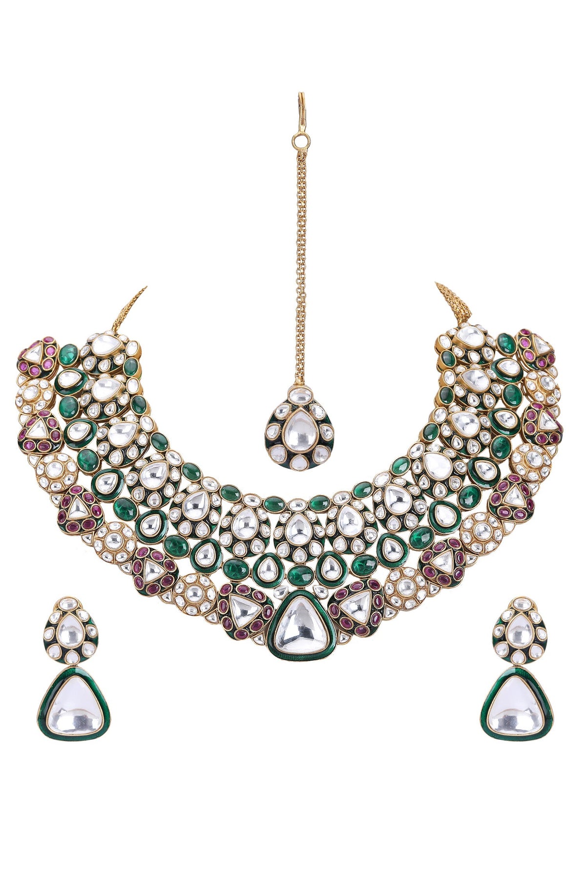 Polki Studded Choker Set 