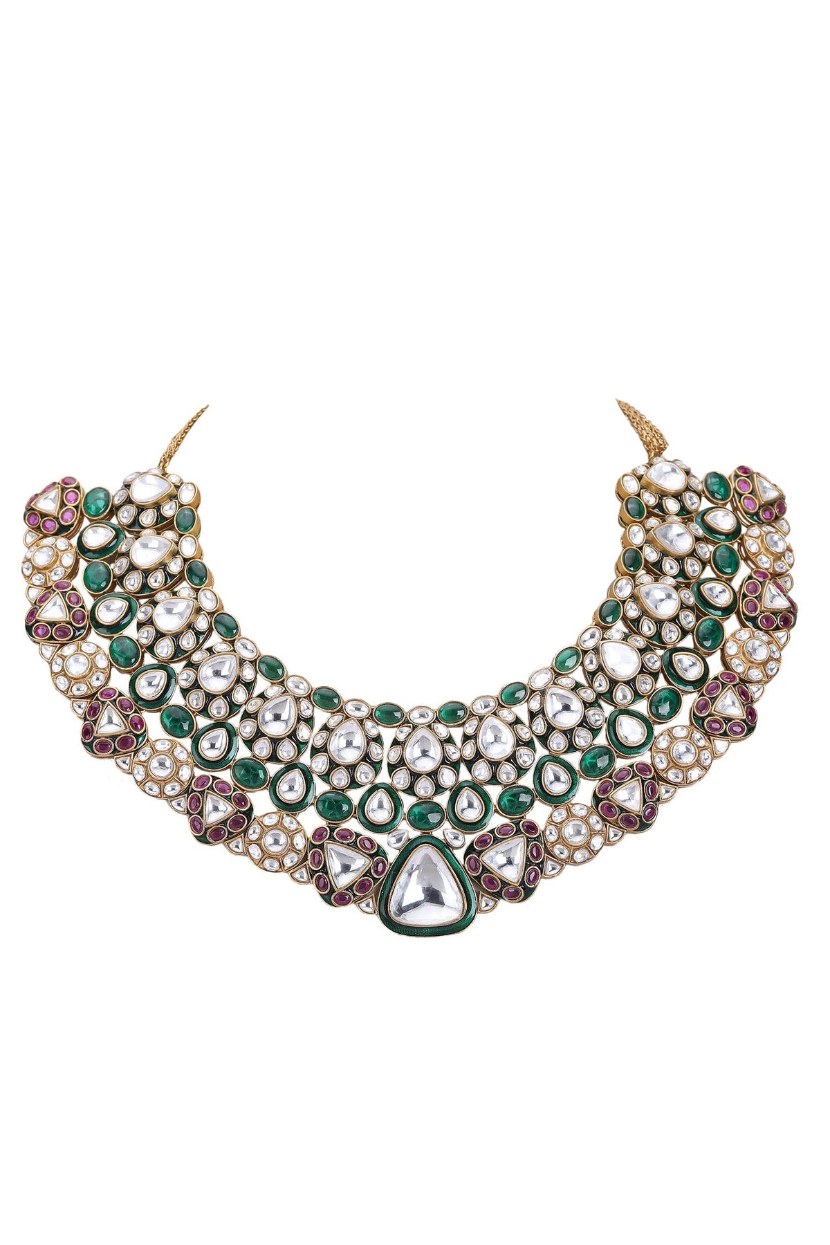 Polki Studded Choker Set 