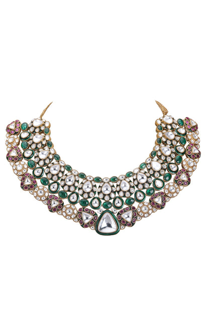 Polki Studded Choker Set 