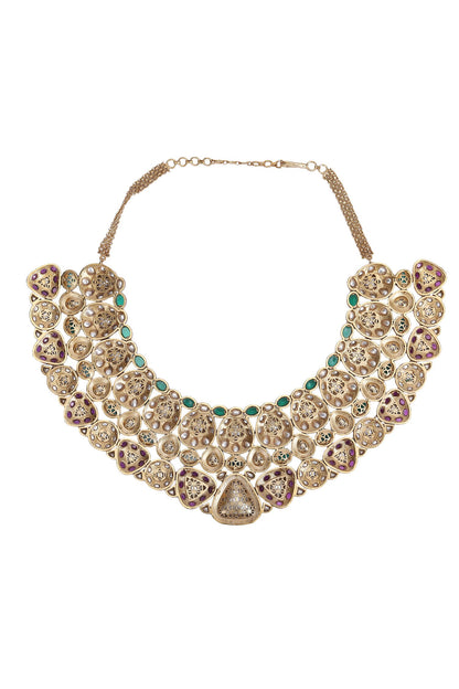 Polki Studded Choker Set 