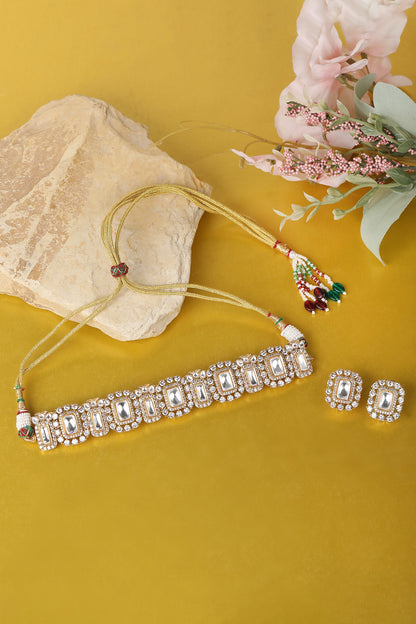 Stone Studded Choker Set 