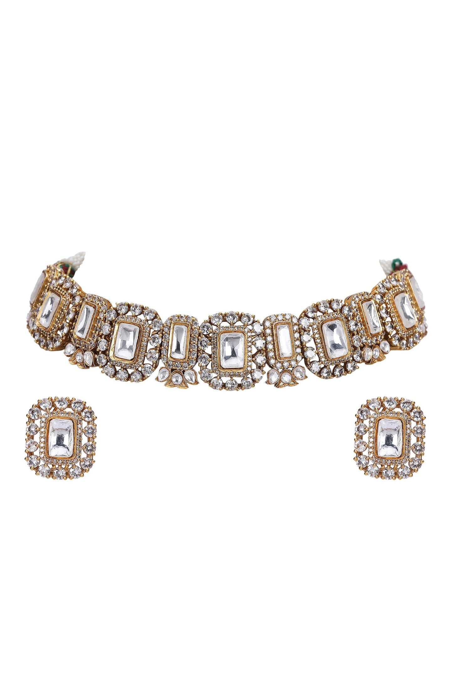 Stone Studded Choker Set 
