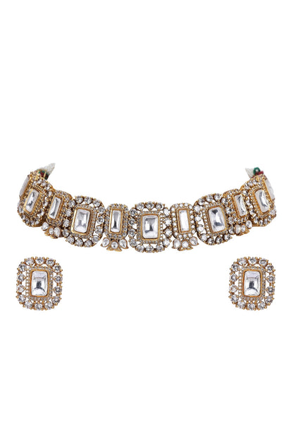 Stone Studded Choker Set 