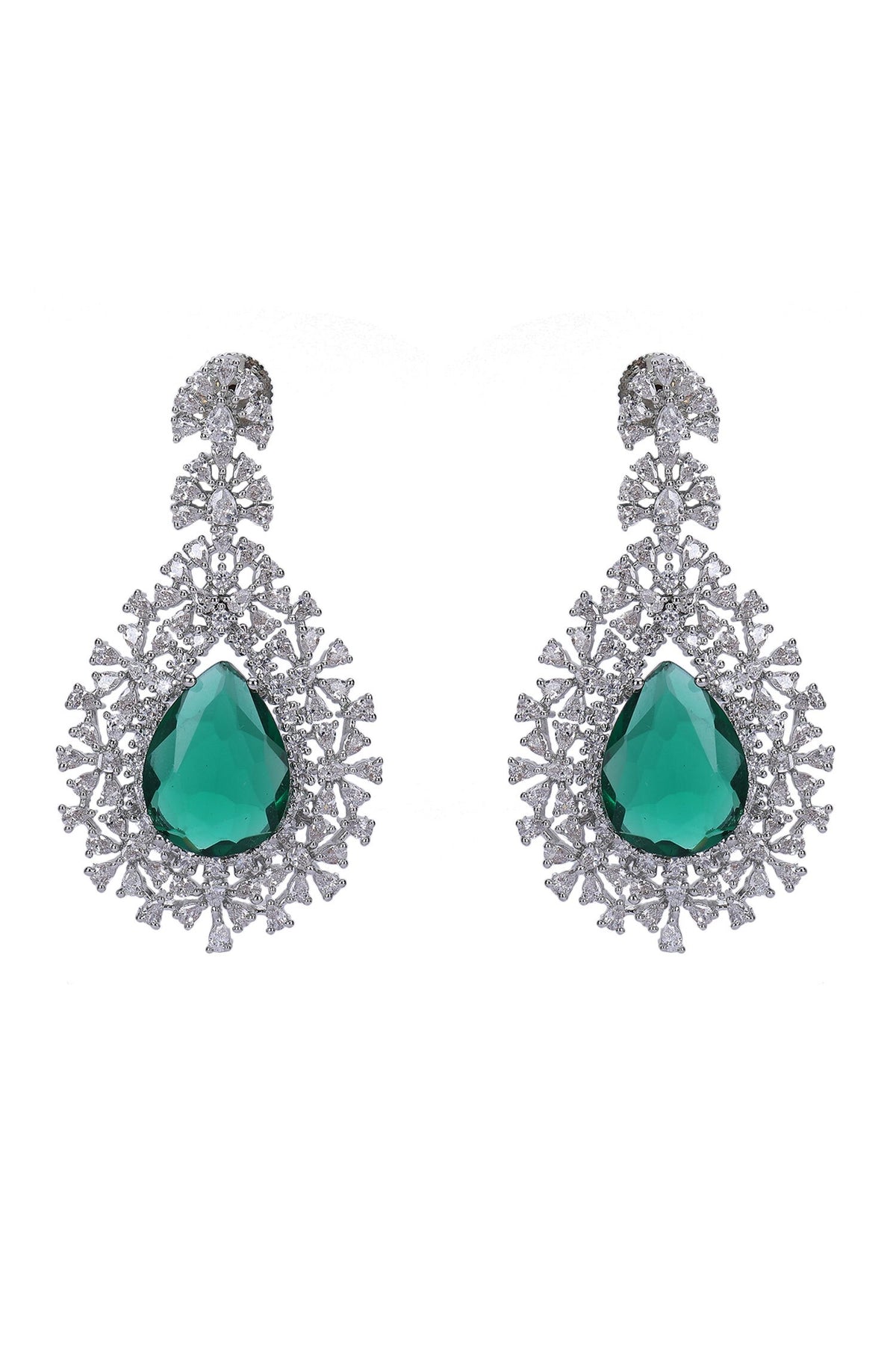 Polki Embellished Necklace & Earring Set 