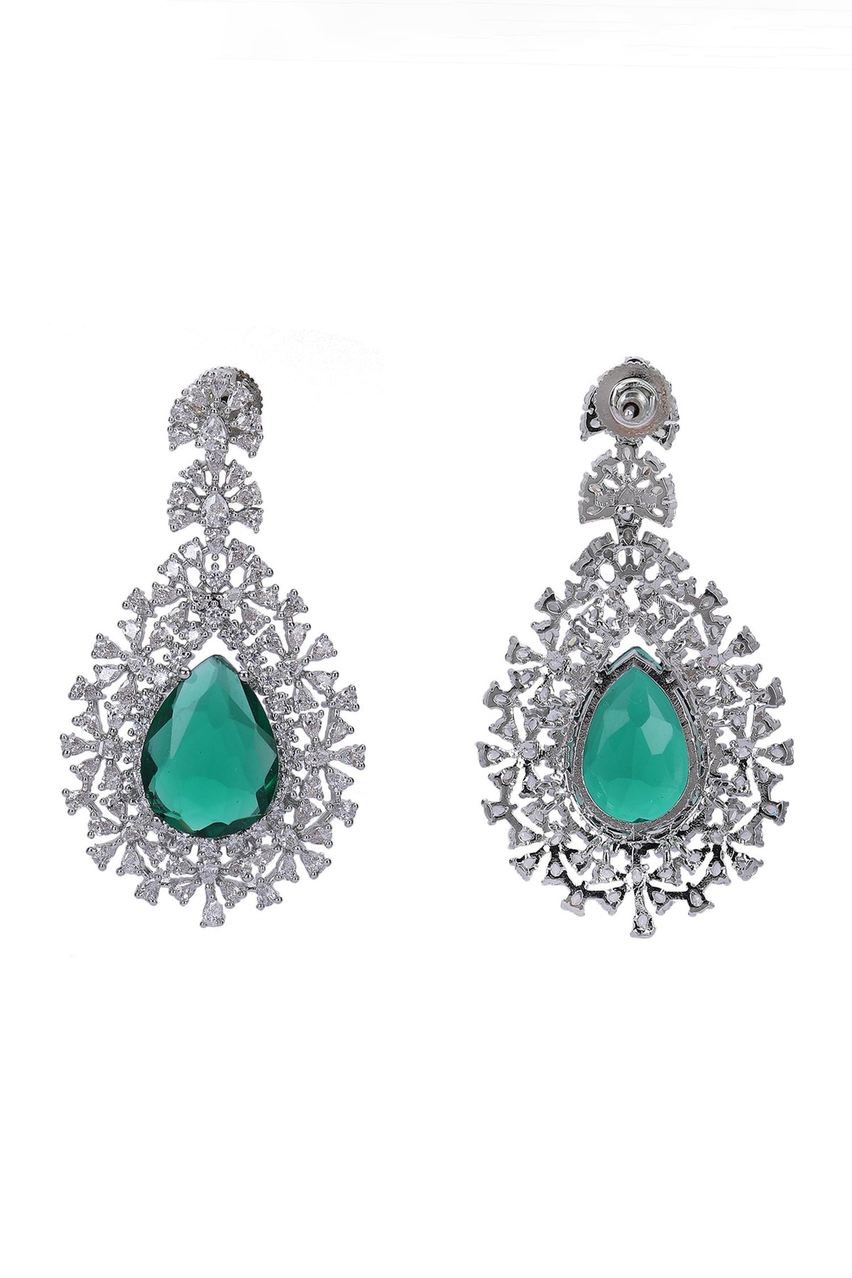 Polki Embellished Necklace & Earring Set 