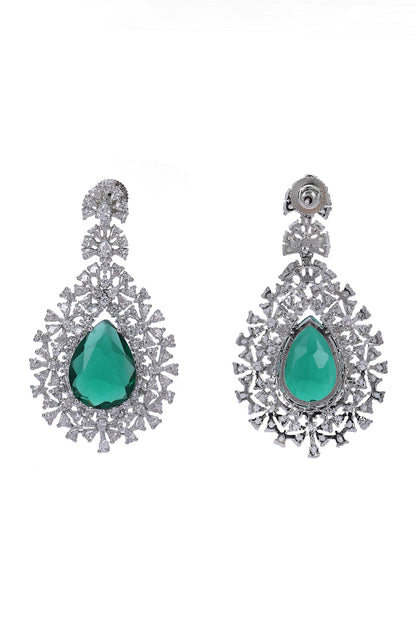 Polki Embellished Necklace & Earring Set 
