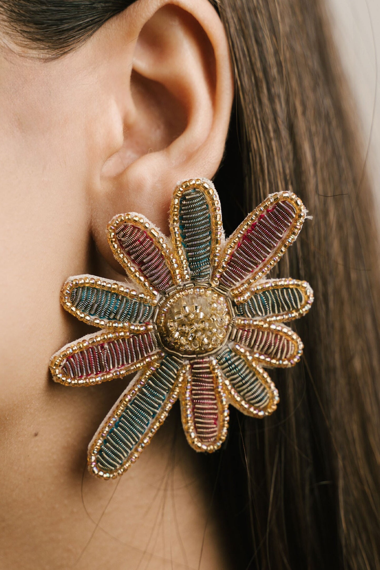 Madhavi Floweret Studs 