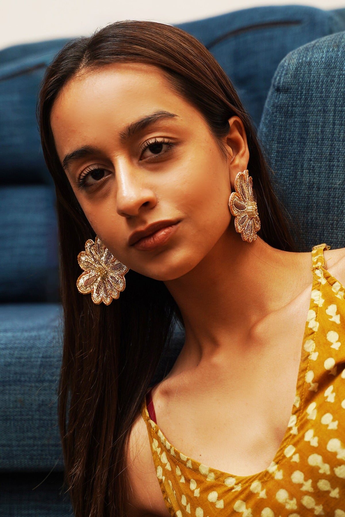 Manjari Bloom Flora Studs 