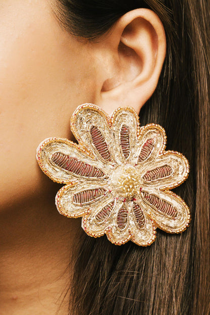 Manjari Bloom Flora Studs 