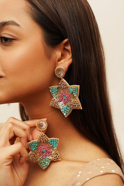 Khushboo Sequin Starlet Earrings 