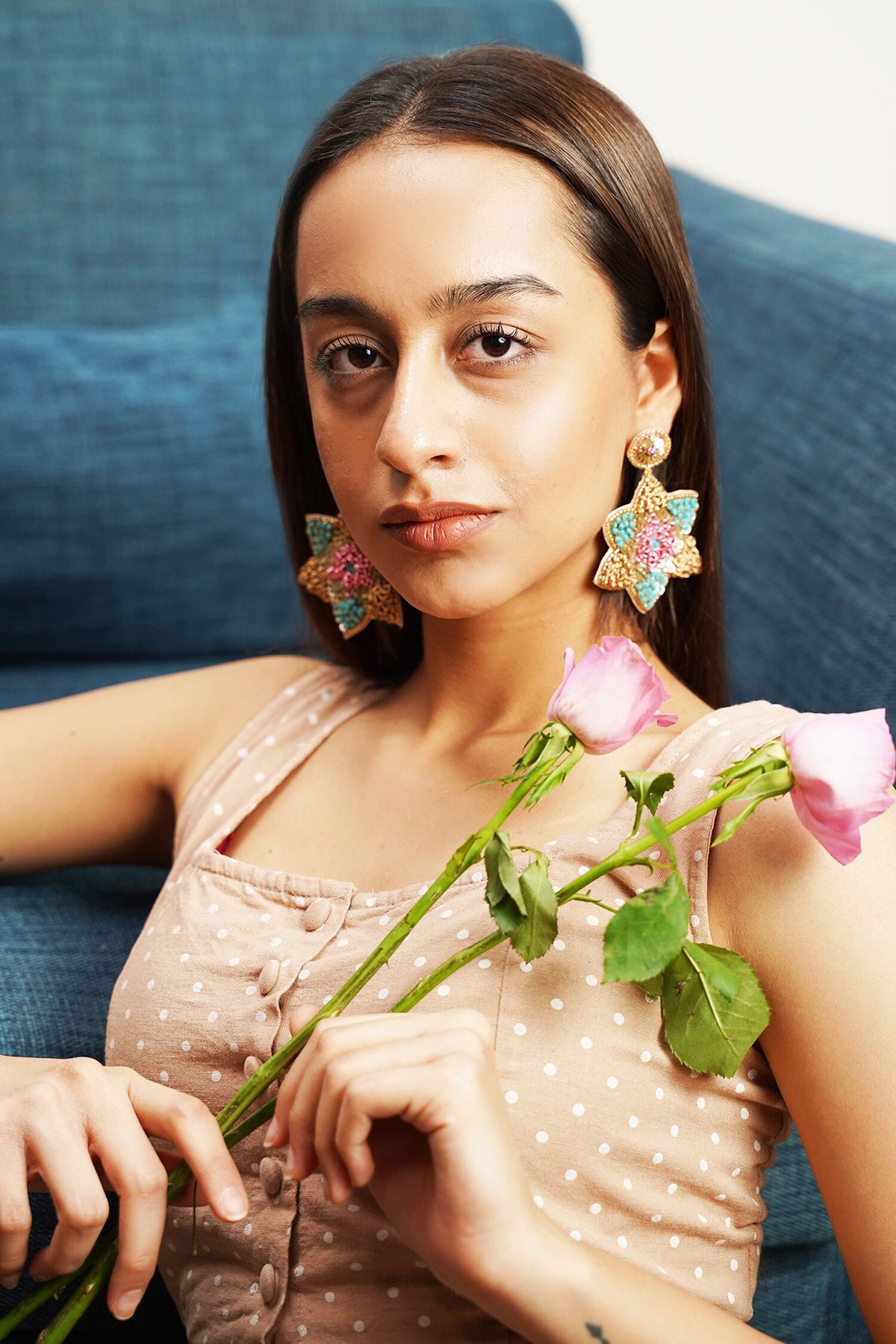 Khushboo Sequin Starlet Earrings 