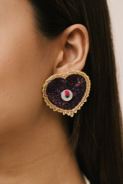 Dil Se Celeste Bloom Studs 