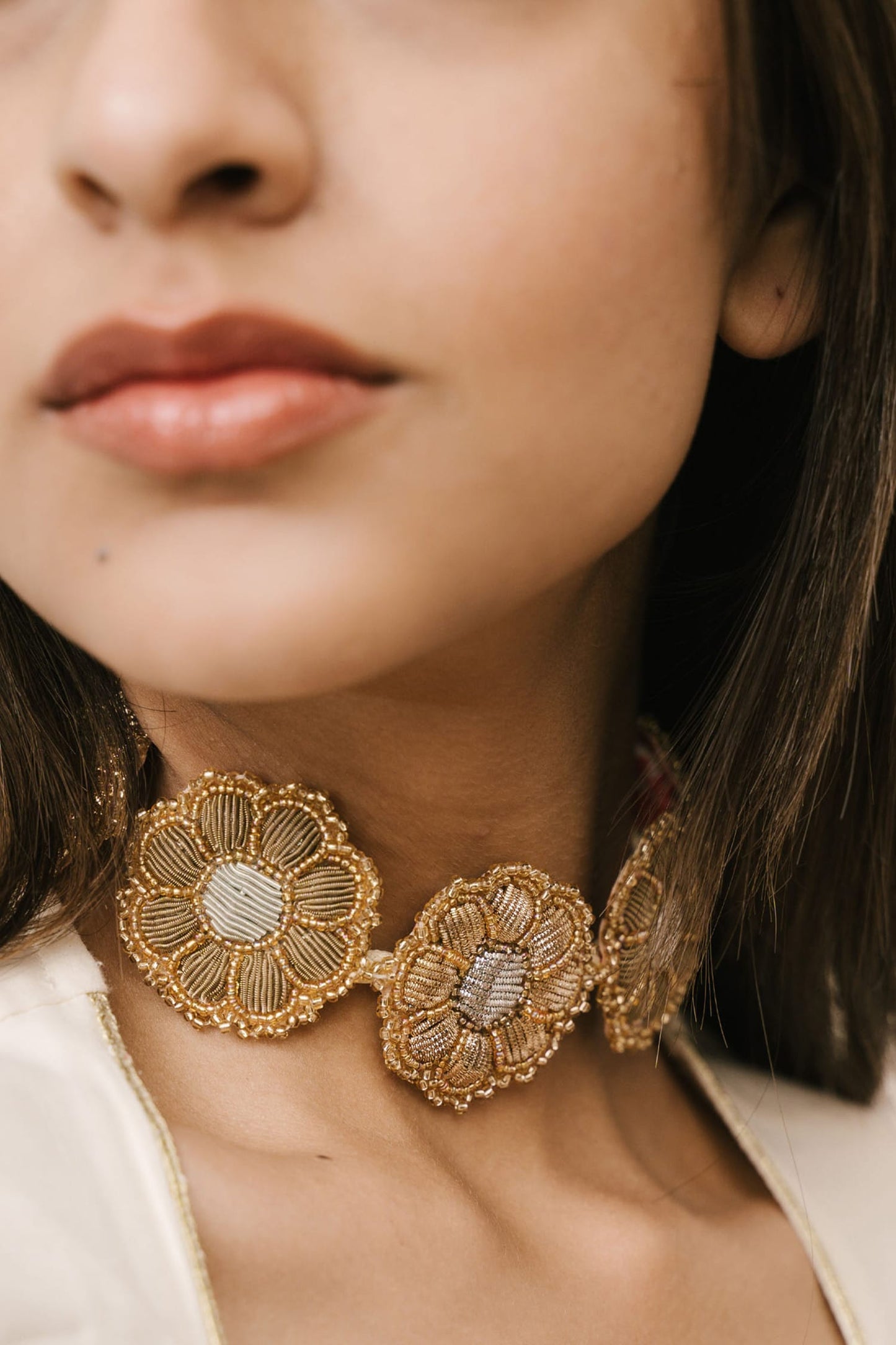Guldasta Floral Bloom Choker 