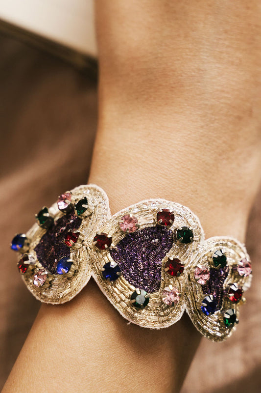 Dil Vil Gemstone Embellished Bracelet 