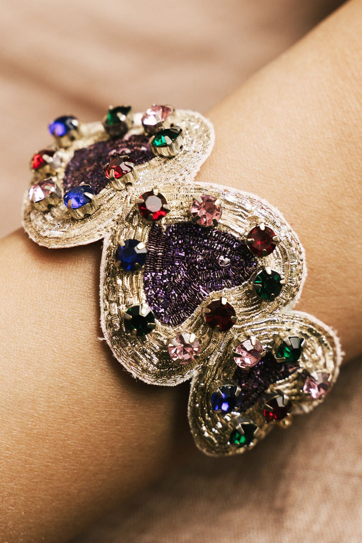 Dil Vil Gemstone Embellished Bracelet 