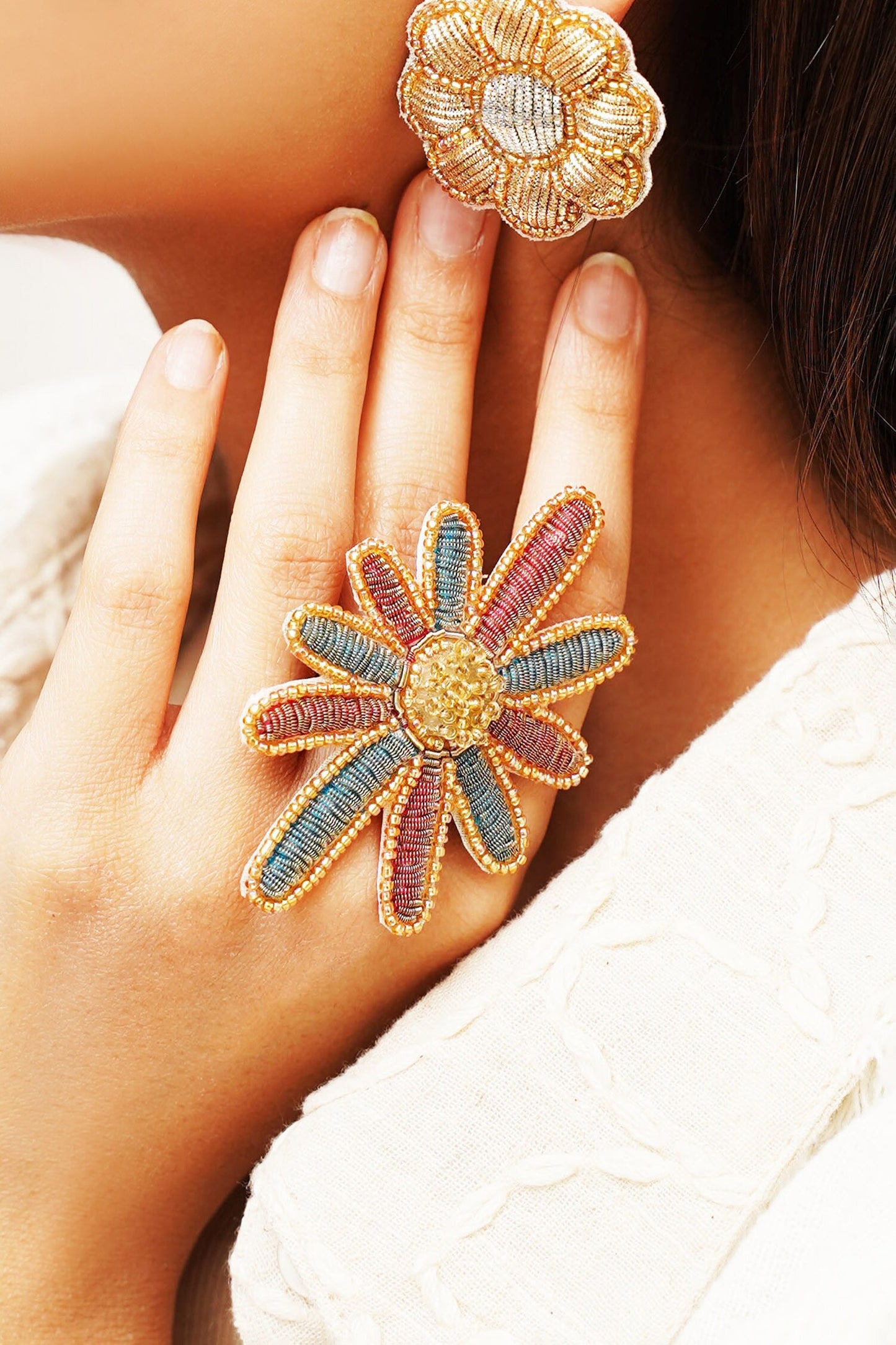 Madhavi Floweret Ring 
