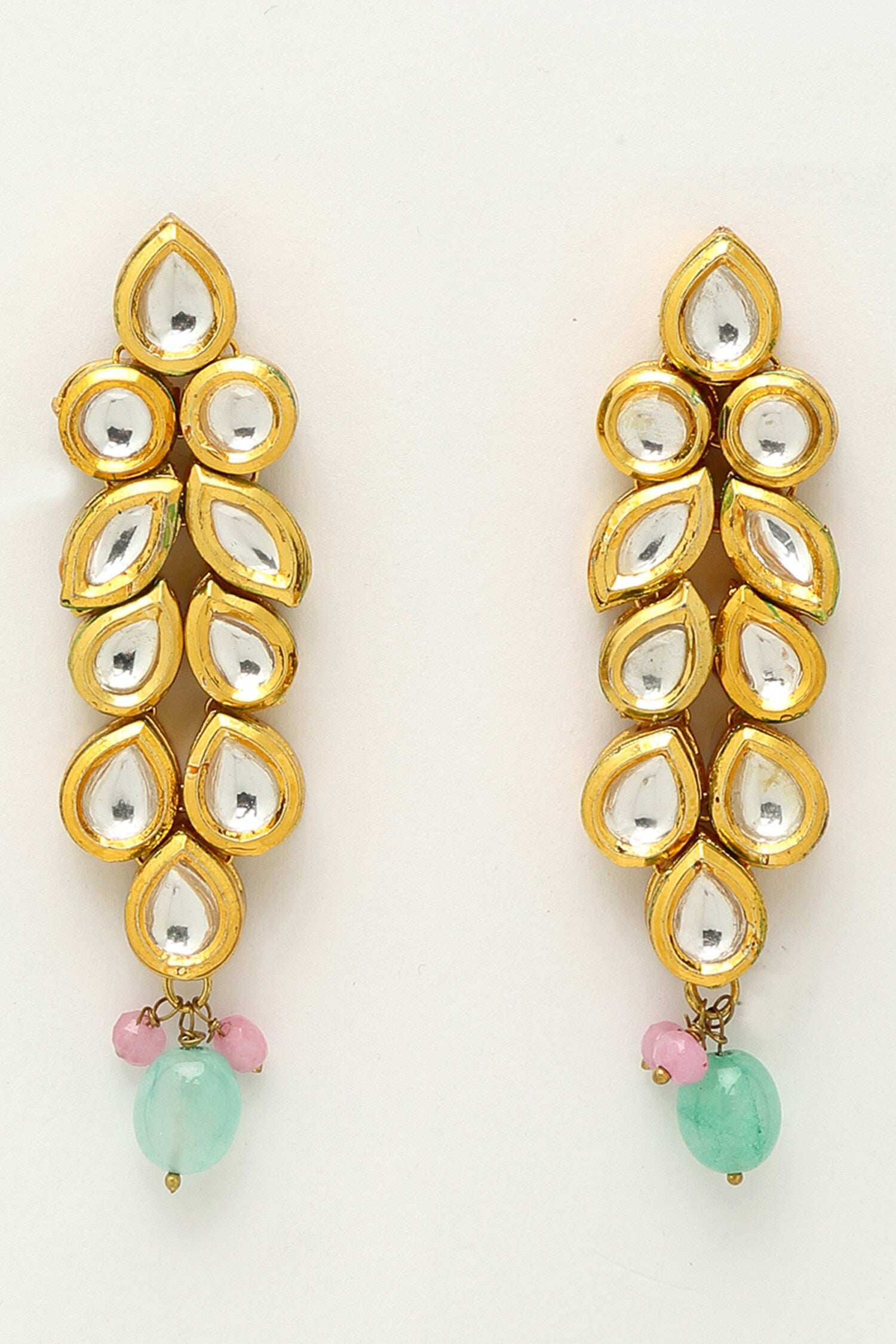 Beads & Kundan Embellished Choker Necklace Set 