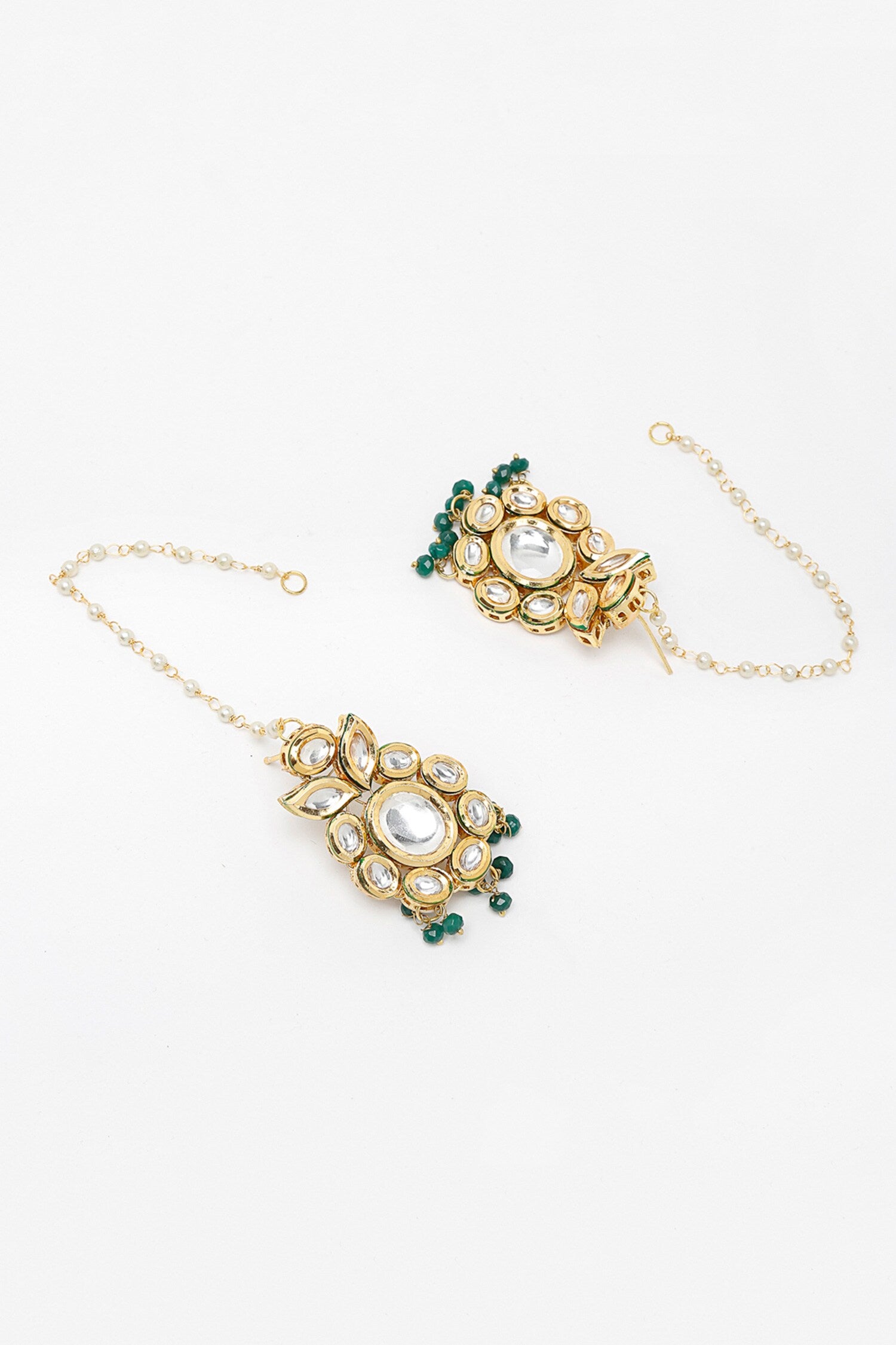 Kundan Embellished Necklace Set 