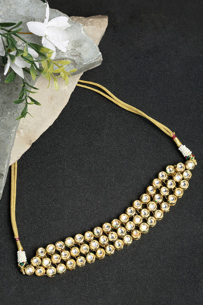 Kundan Embellished Choker Necklace 