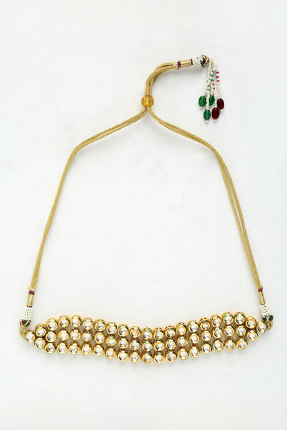 Kundan Embellished Choker Necklace 