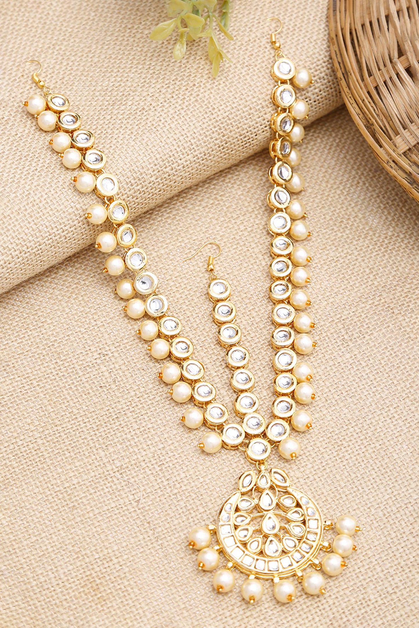 Kundan Embellished Mathapatti 