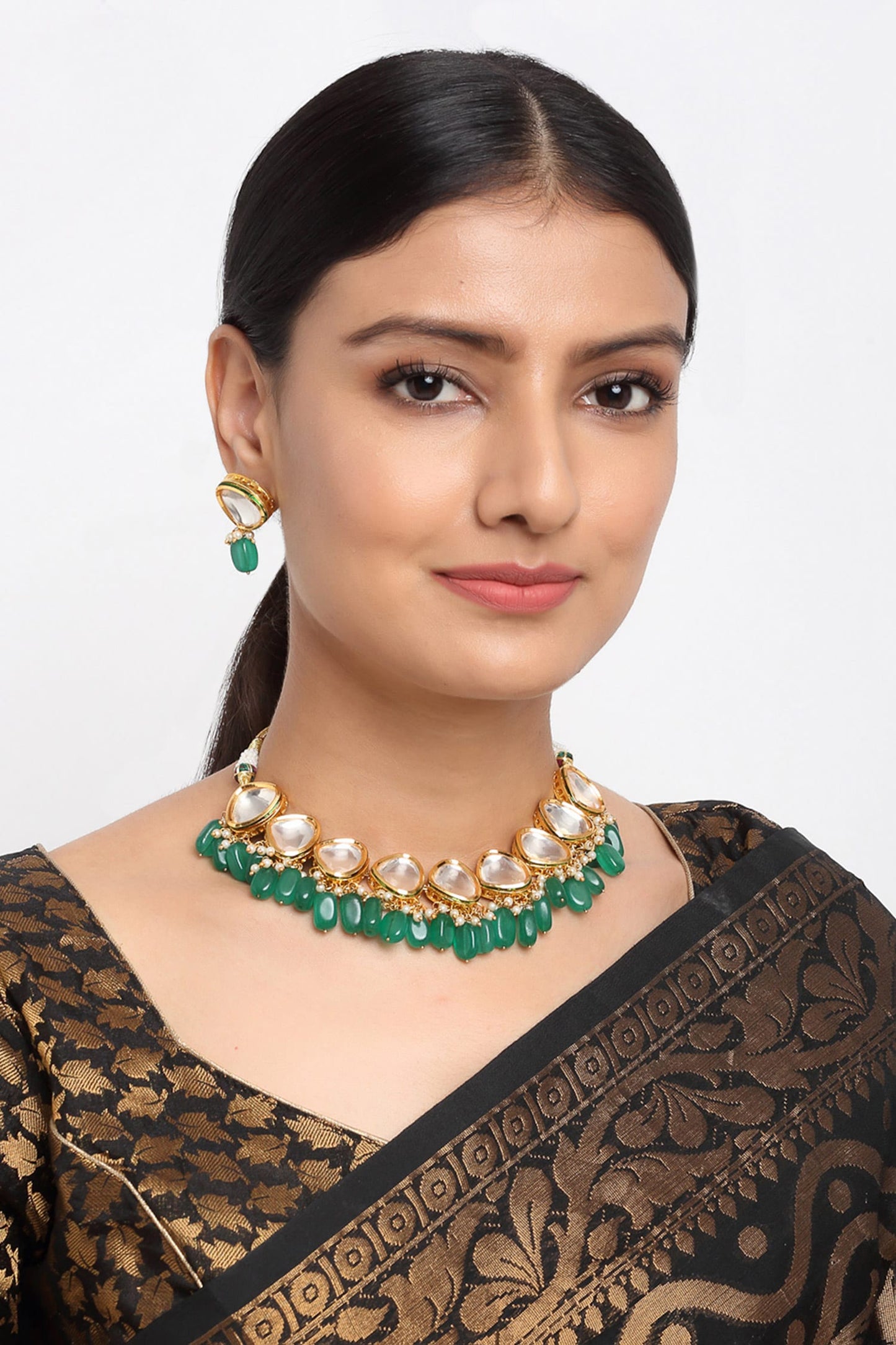 Kundan Embellished Choker Set 