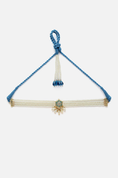 Meenakari Floral Cutwork Choker 