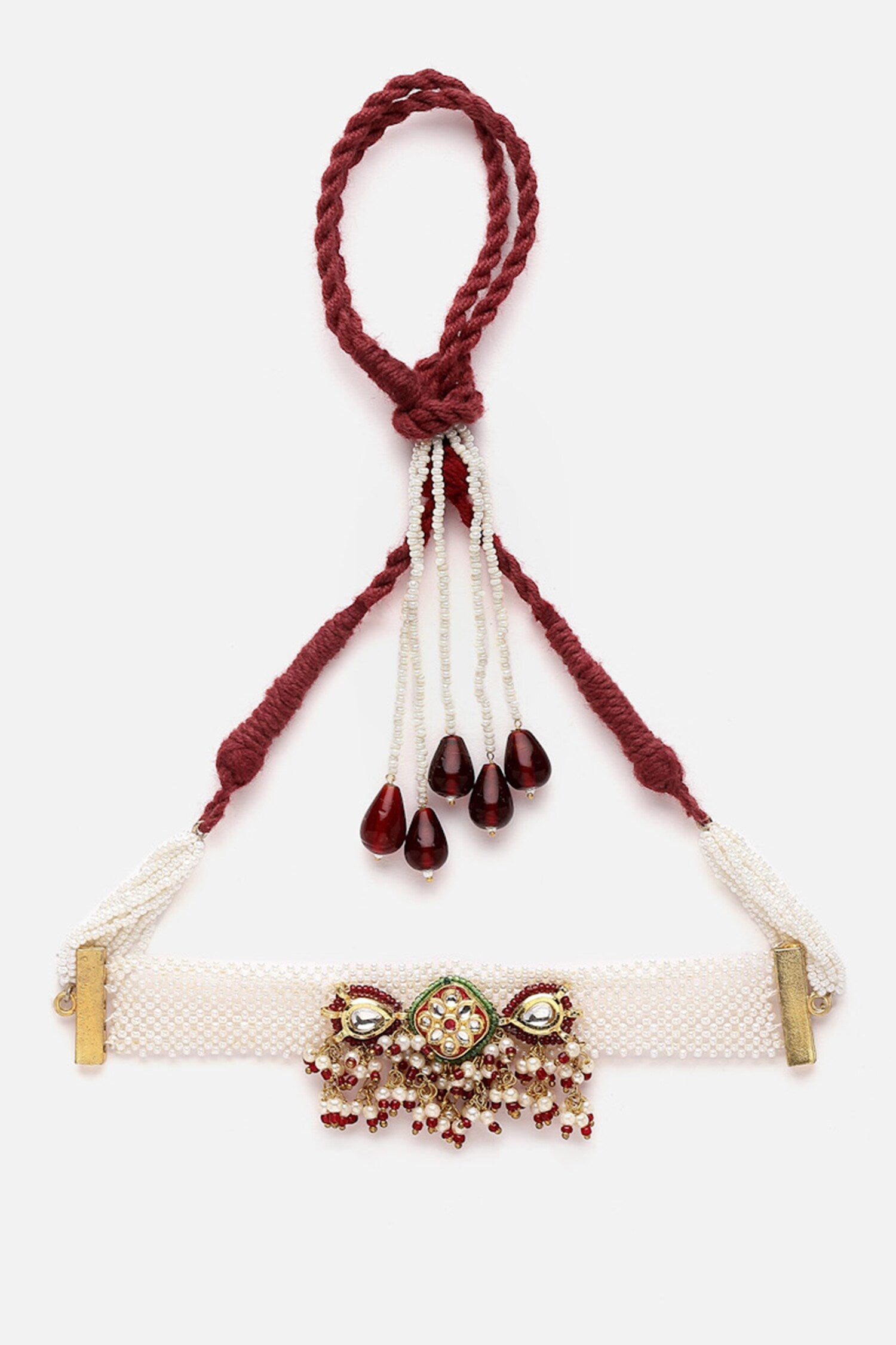 Pearl Beaded Choker 