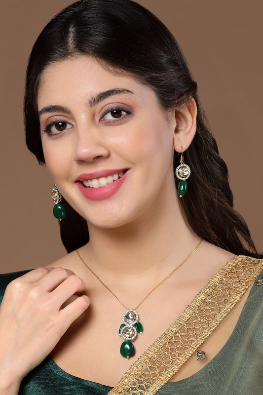 American Diamond Embellished Necklace 