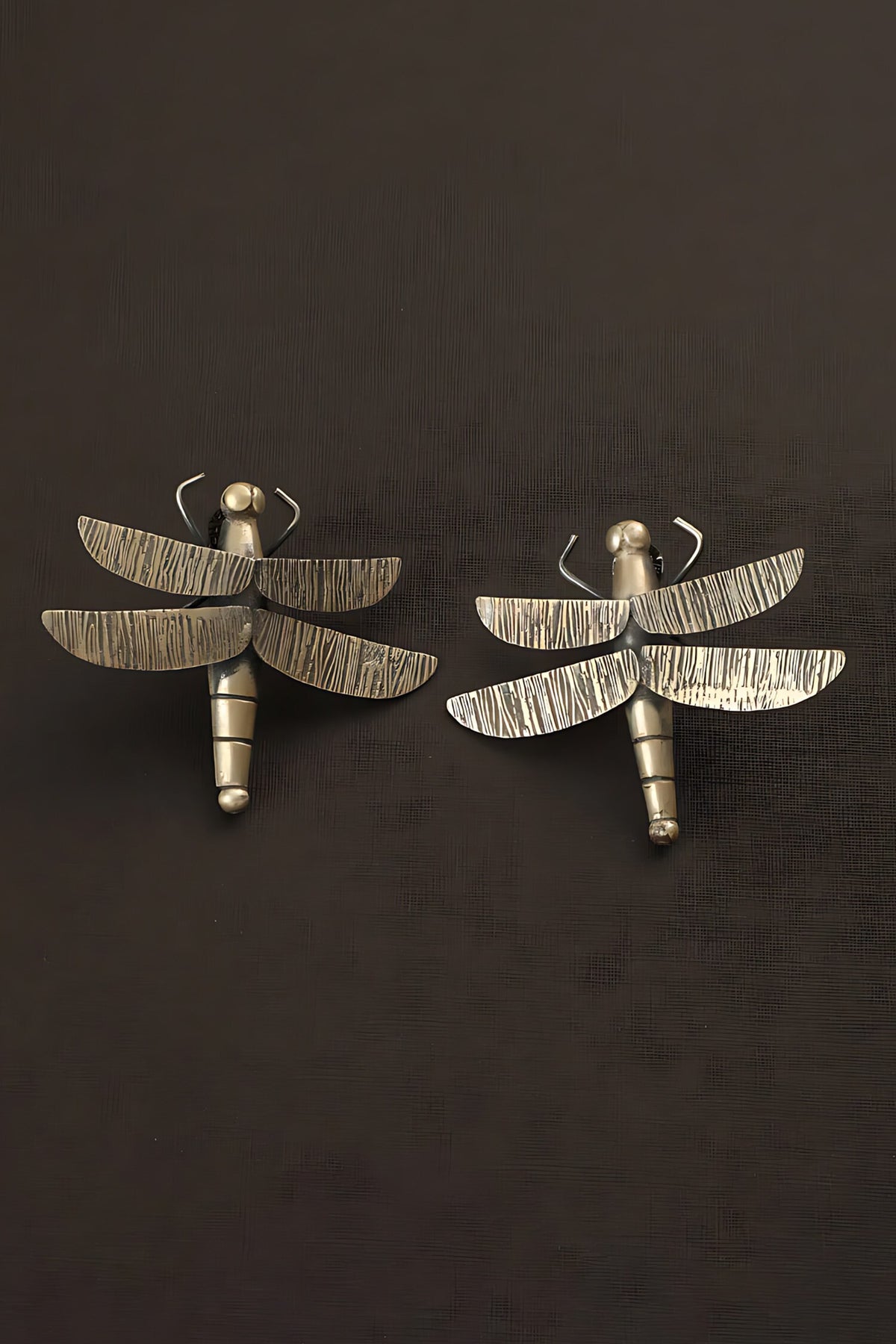 Dragonfly Carved Earrings 