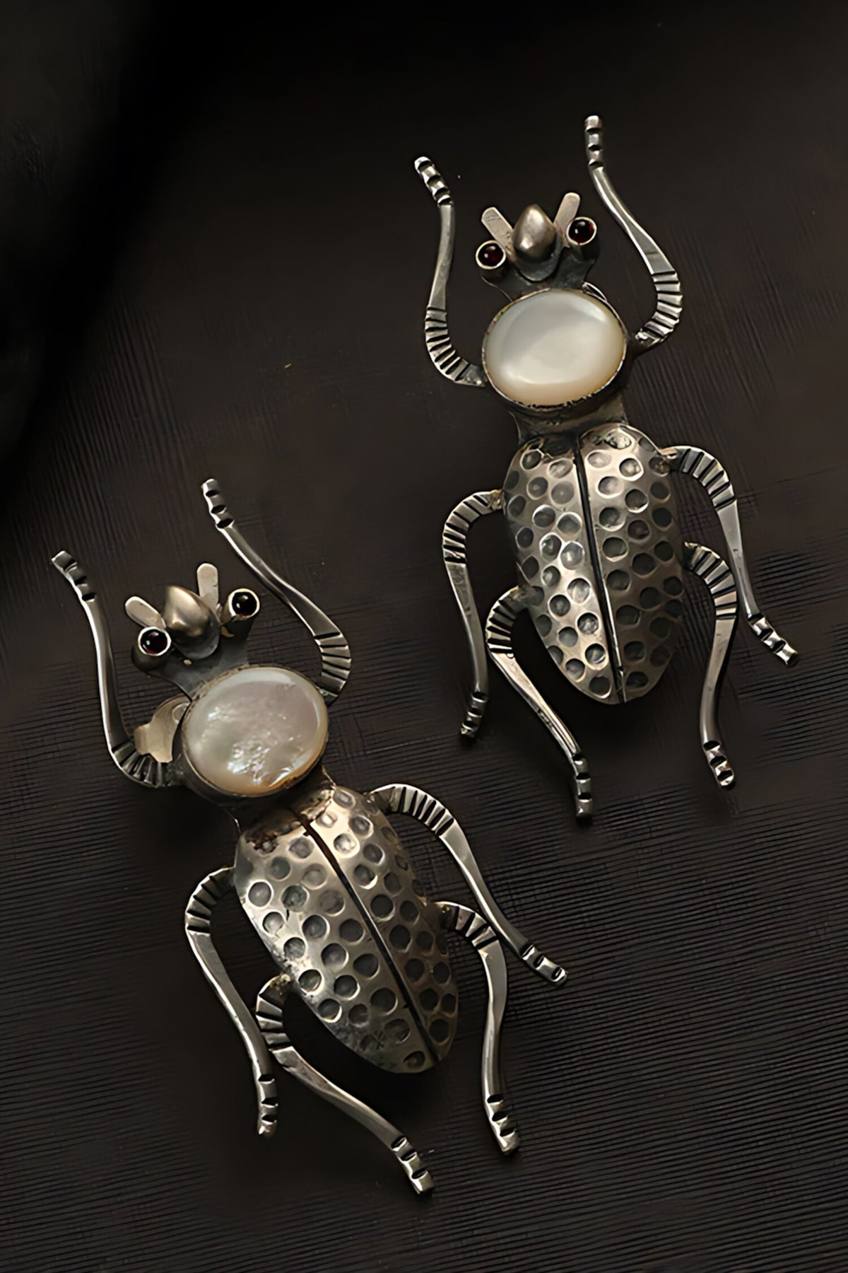 Mother Of Pearl Embellished Earrings 
