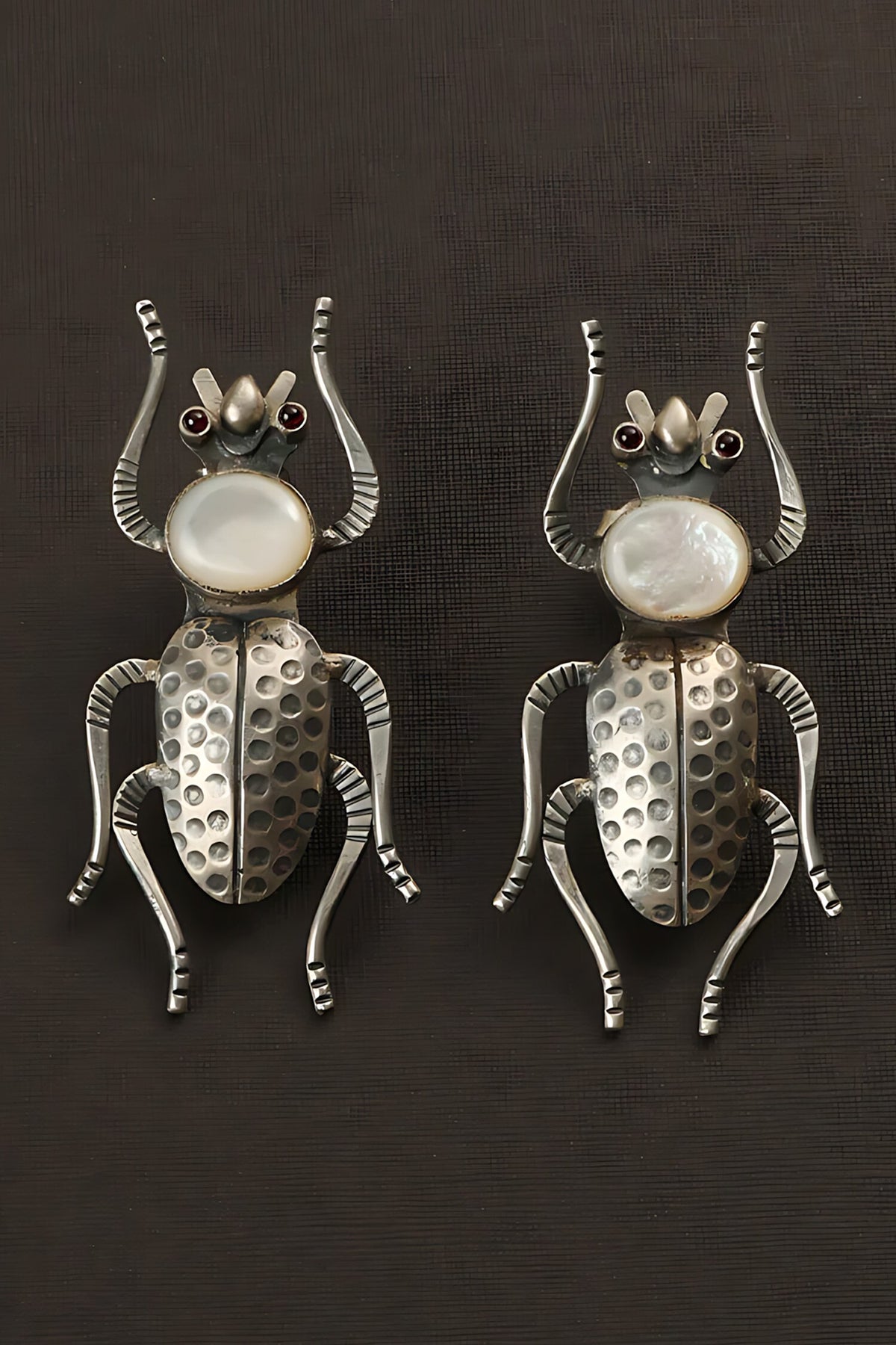 Mother Of Pearl Embellished Earrings 