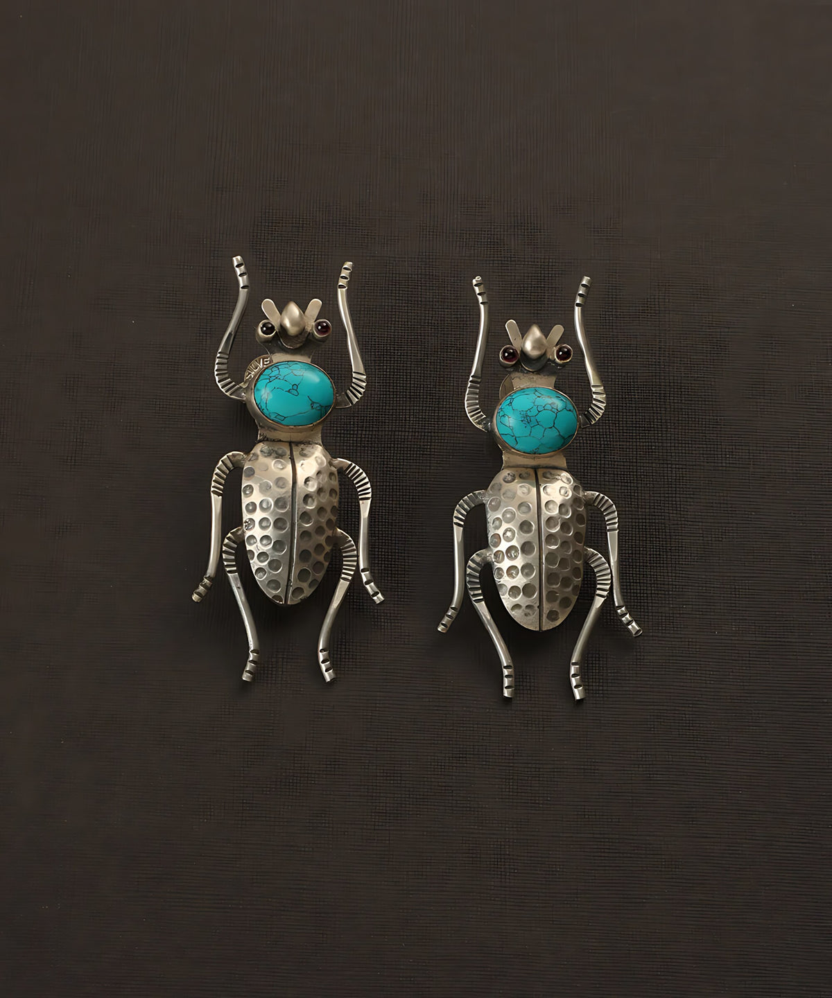 Bug Carved Earrings 