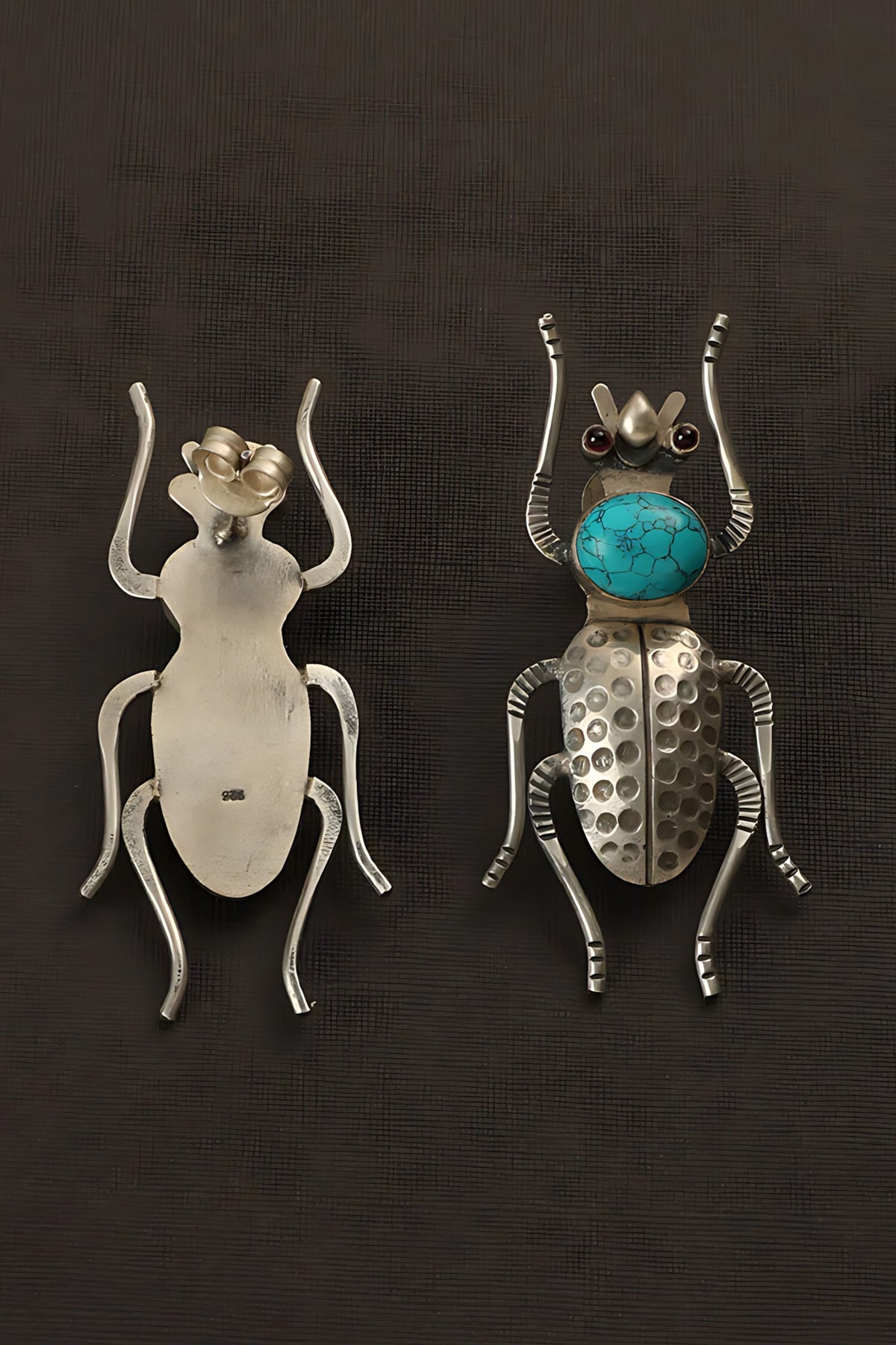 Bug Carved Earrings 
