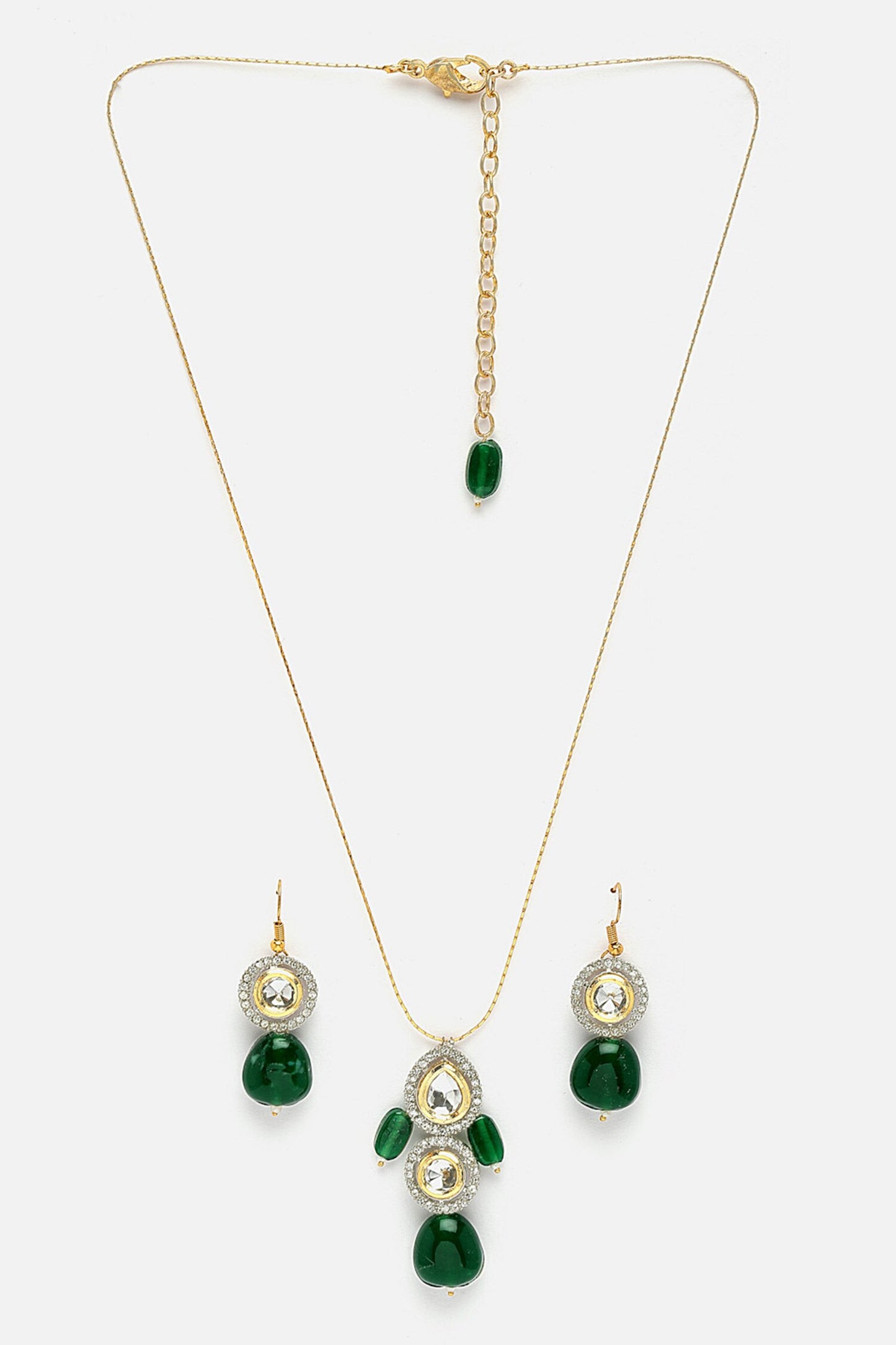 Embellished Pendant Necklace Set 