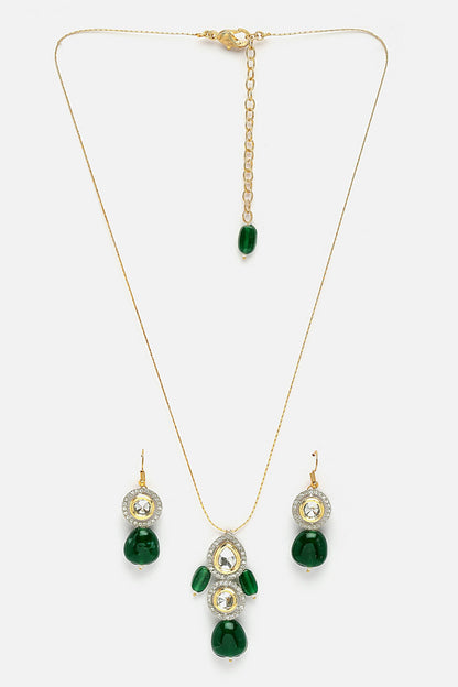 Embellished Pendant Necklace Set 