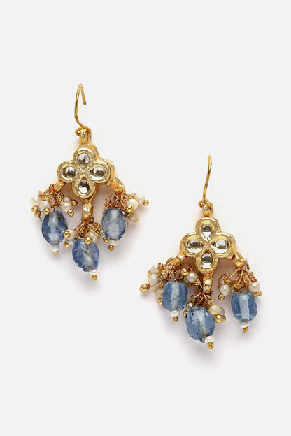 Kundan Embellished Necklace Set 