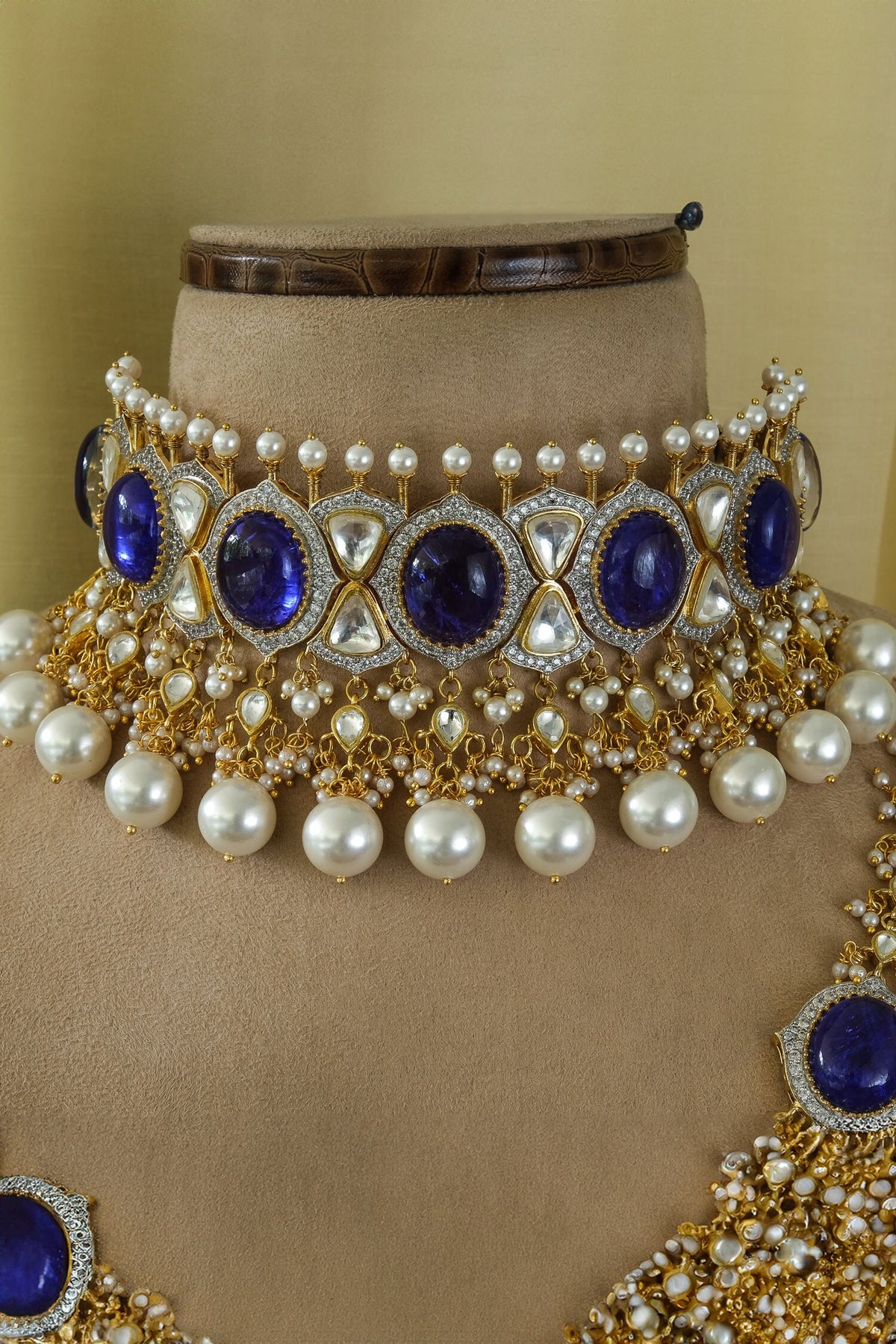Stone Embellished Choker Set 