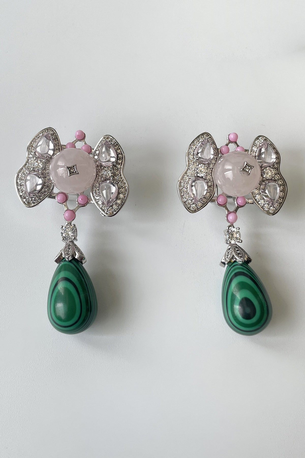 Bead Embellished Pendant Necklace Set 