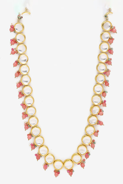 Hand Embellished Long Necklace 
