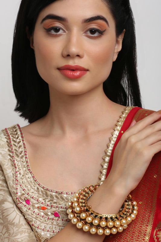 Stone Embellished Bangles- Set of 2 