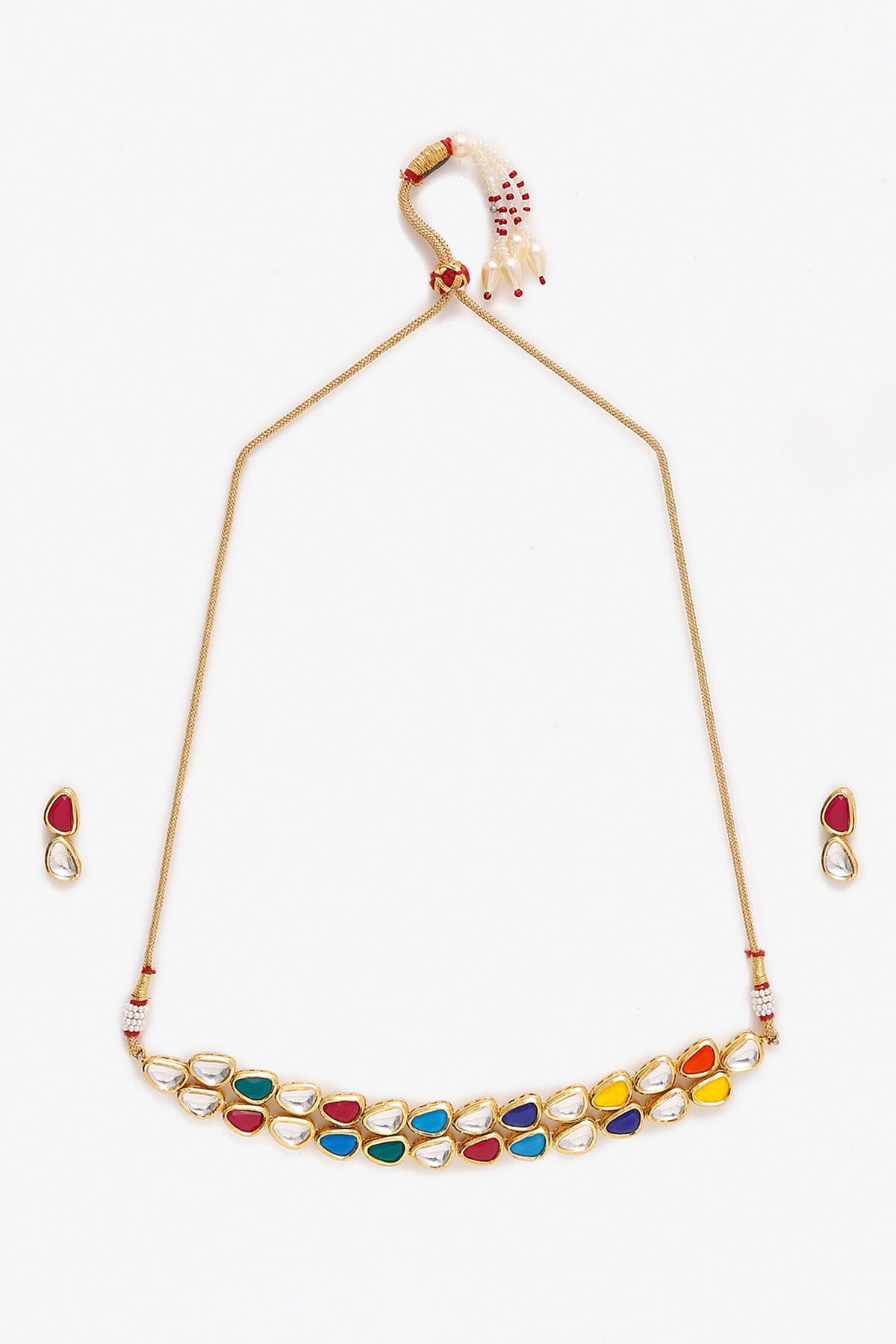 Kundan Stone Studded Choker Set 