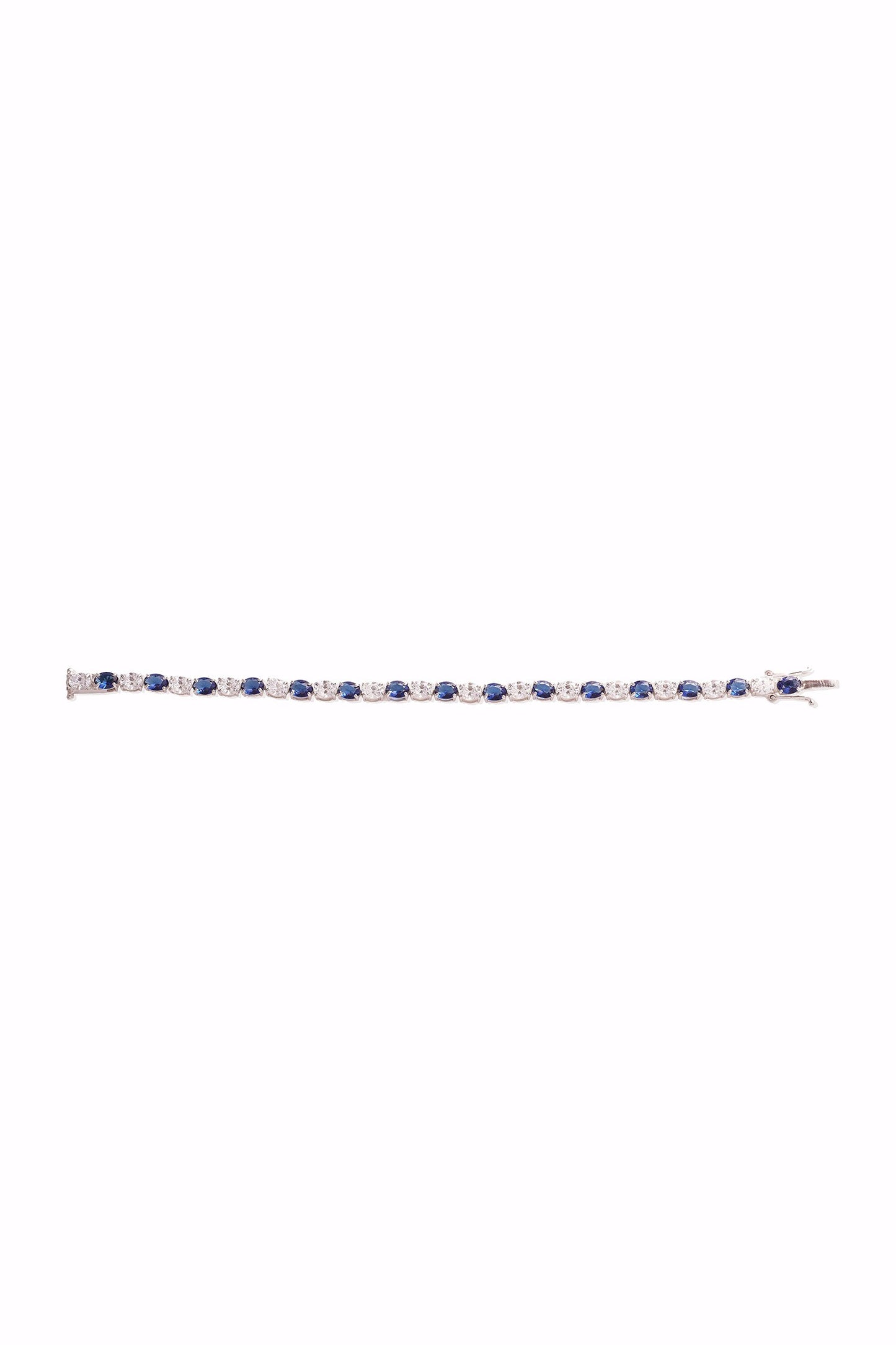 Alea Oval Stone Tennis Bracelet 
