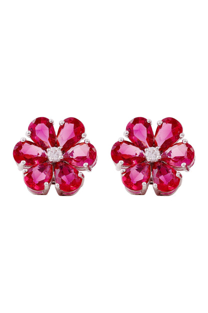 Petal Pop Floral Stone Studs 