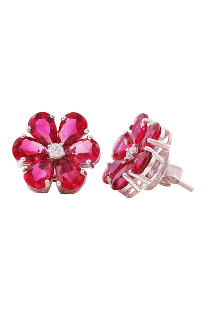 Petal Pop Floral Stone Studs 