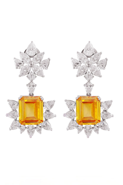 Diana Temptation Floral Stone Danglers 