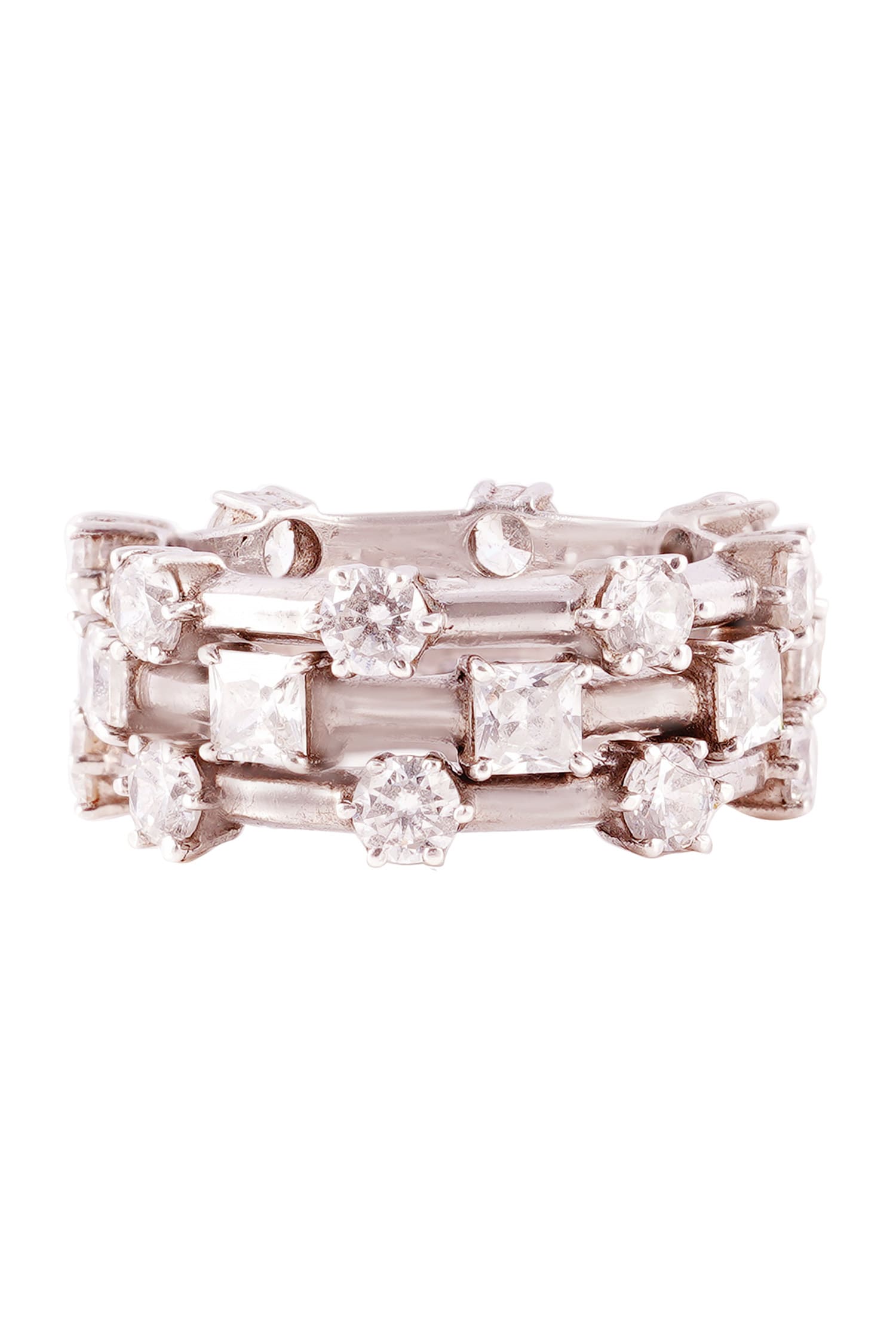 Trifecta Spaced Stackable Rings- Set of 3 
