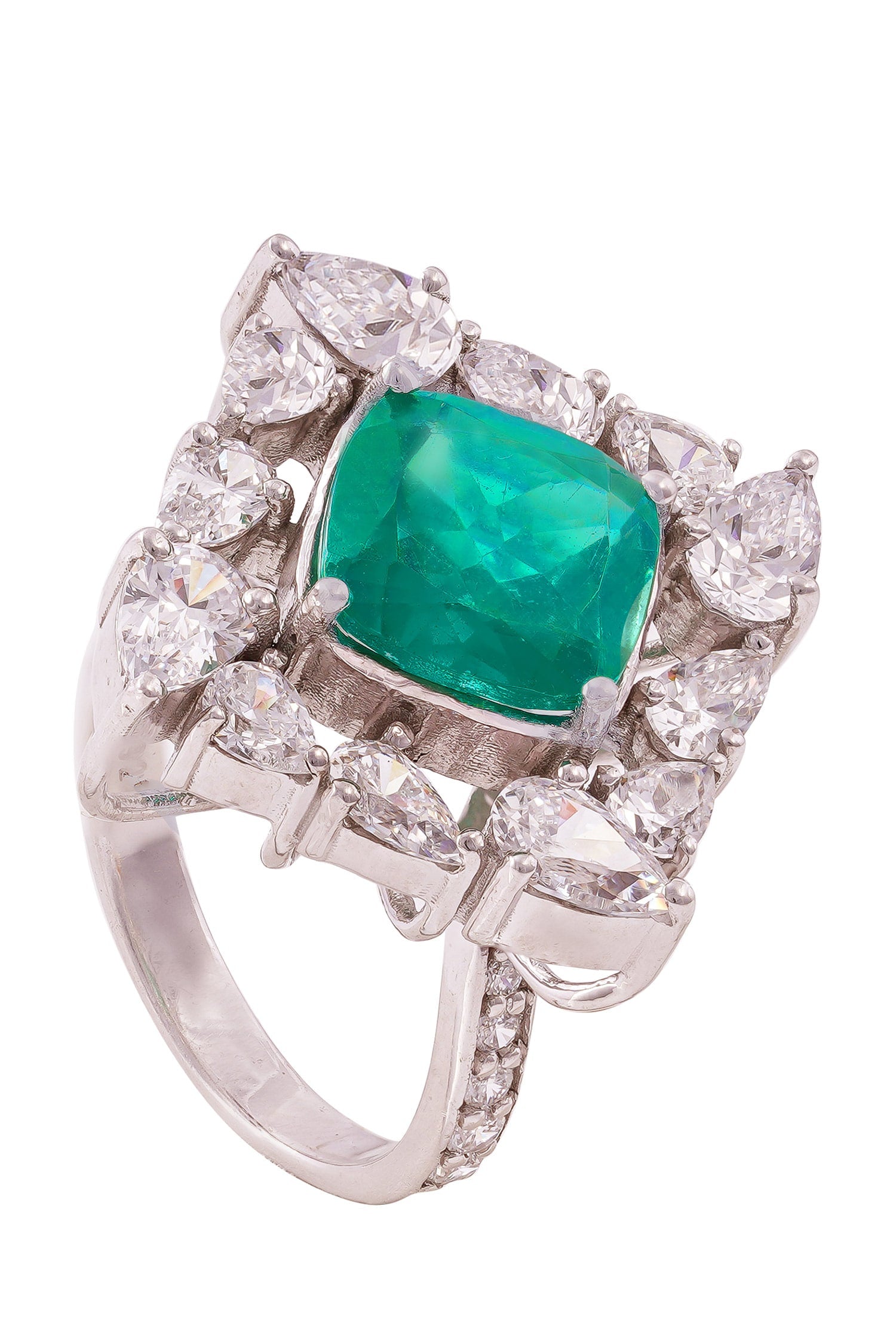 Radiant Emerald Revelry Ring 