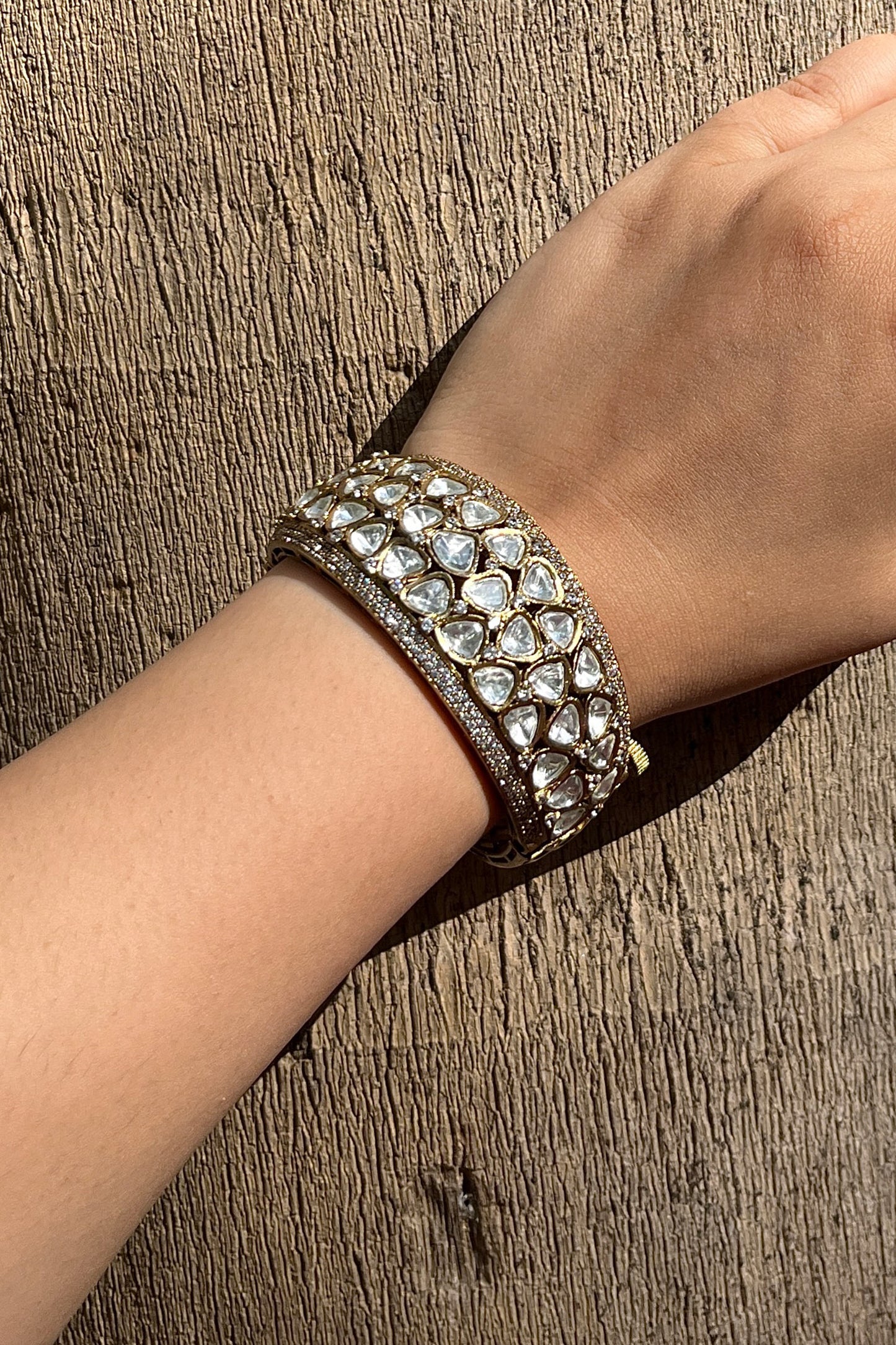 Polki Embellished Bangle 