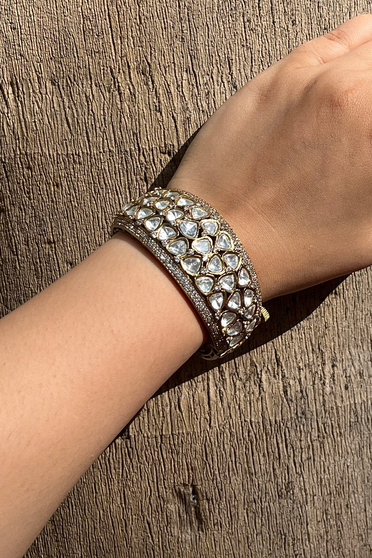 Polki Embellished Bangle 